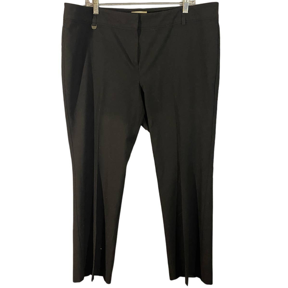 NY & Co Black Stretch Dressy Office Attire Pants Slacks Trousers Women Sz 18